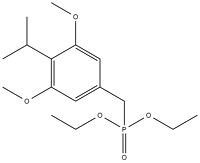 Phosphonic acid,[[3,5-dimethoxy-4-(1-methylethyl)phenyl]methyl]-, diethyl ester (9CI)