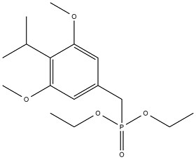 Phosphonic acid,[[3,5-dimethoxy-4-(1-methylethyl)phenyl]methyl]-, diethyl ester (9CI)