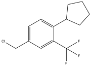 4-ChloroMethyl-1-cyclopentyl-2-trifluoroMethyl-benzene