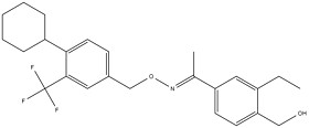 Ethanone, 1-[3-ethyl-4-(hydroxymethyl)phenyl]-,O-[[4-cyclohexyl-3-(trifluoromethyl)phenyl]methyl]oxi