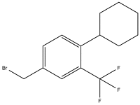Benzene,4-(bromomethyl)-1-cyclohexyl-2-(trifluoromethyl)-