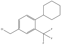 Benzene,4-(chloromethyl)-1-cyclohexyl-2-(trifluoromethyl)-