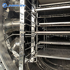 continuous industrial salt vacuum belt dryer machine