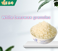 White beeswax granules