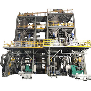mechanical industrial forced wastewater vacuum film mvr evaporator  