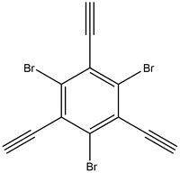 1,3,5-Tribromo-2,4,6-triethynylbenzene