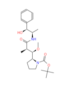 (S)-tert-butyl 2-((1R,2R)-3-(((1S,2R)-1-hydroxy-1-phenylpropan-2-yl)amino)-1-methoxy-2-methyl-3-oxop