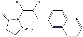 1-[2-Chloro-1-hydroxy-3-(6-quinolinyl)propyl]-2,5-pyrrolidinedione