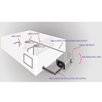 Cleanroom System Hospital Steel Clean Roomdoor Support for Custom Doors