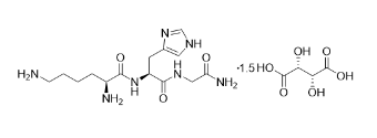 L-lysine-L-histidine glycinamide L-tartaric acid