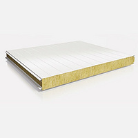 Building Materials Wall and Roof Fireproof/Soundproof Rockwool Insulated Sandwich Panel