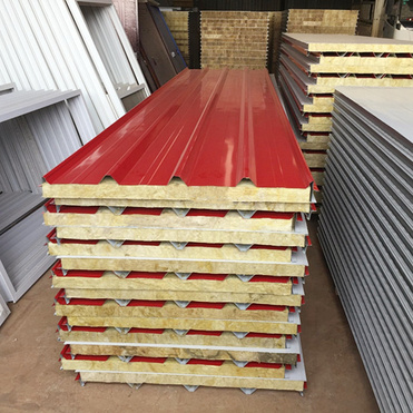 50mm/75mm/100mm/120mm/150mm/200mm Wall/Roof Insulated rockwool Building/Construction Materials Sandw