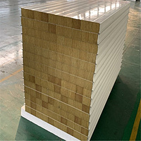 50mm/75mm/100mm/120mm/150mm/200mm Wall/Roof Insulated rockwool Building/Construction Materials Sandw