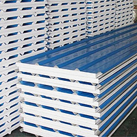 EPS/Polystyrene/PU/Polyurethane/Rockwool Glass Magnesium Paper Honeycomb Sandwich Panel