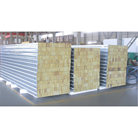 Heat Insulated Rockwool Factory Price Sandwich Wall Roof Panel