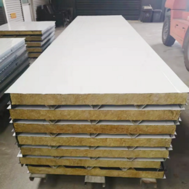 Heat Insulated Rockwool Factory Price Sandwich Wall Roof Panel