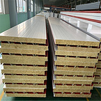 Building Materials Wall and Roof Fireproof/Soundproof Rockwool Insulated Sandwich Panel