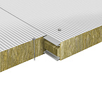 Heat Insulated Rockwool Factory Price Sandwich Wall Roof Panel