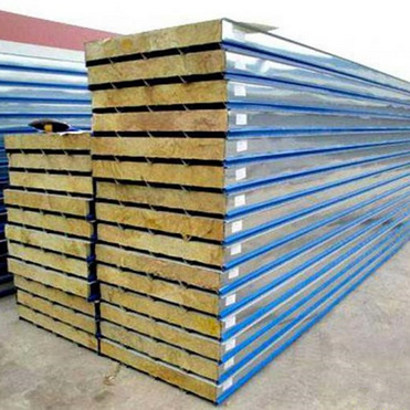 50mm/75mm/100mm/120mm/150mm/200mm Wall/Roof Insulated rockwool Building/Construction Materials Sandw