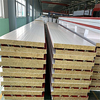 Heat Insulated Rockwool Factory Price Sandwich Wall Roof Panel