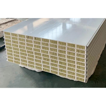 Wholesale 100mm Anti-Fire Magnesium MGO Panel Rockwool Insulated Sandwich Panel for Clean Room