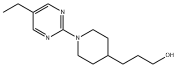 3-(1-(5-ethylpyrimidin-2-yl)piperdin-4-yl)propan-l-ol （Synonyms：4-Pyrimidylpiperidinepropanol）