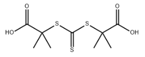 2,2'-(Thiocarbonylbis(sulfanediyl))bis(2-methylpropanoic acid)