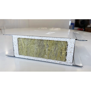 Wholesale 100mm Anti-Fire Magnesium MGO Panel Rockwool Insulated Sandwich Panel for Clean Room