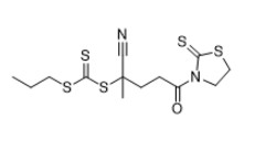 2-Cyano-5-oxo-5-(2-thioxothiazolidin-3-yl)pentan-2-ylpropyl carbonotrithioate