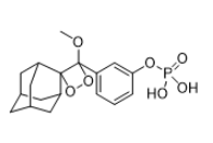 3-((1r,3r,5r,7r)-4'-Methoxyspiro[adamantane-2,3'-[1,2]dioxetan]-4'-yl)phenyl dihydrogen phosphate