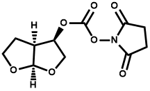 Carbonic acid 2,5-dioxo-1- pyrrolidinyl[(3R,3aS,6aR)- hexahydrofuro[2,3-b]furan-3-yl] ester