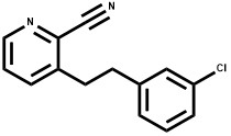 3-[2-(3-Chlorophenyl)ethyl]-2-pyridinecarbonitrile