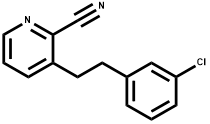 3-[2-(3-Chlorophenyl)ethyl]-2-pyridinecarbonitrile