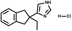 4-(2-Ethyl-2-indanyl)imidazole hydrochloride