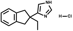 4-(2-Ethyl-2-indanyl)imidazole hydrochloride