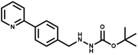 tert-Butyl 2-(4-(pyridin-2- yl)benzyl)hydrazinecarboxylate