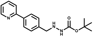 tert-Butyl 2-(4-(pyridin-2- yl)benzyl)hydrazinecarboxylate