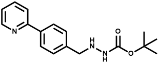 tert-Butyl 2-(4-(pyridin-2- yl)benzyl)hydrazinecarboxylate