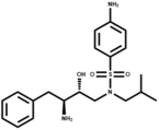 4-amino-N-(2R,3S)(3-amino-2-hydroxy-4-phenylbutyl)-N-isobutylbenzenesulfonamide