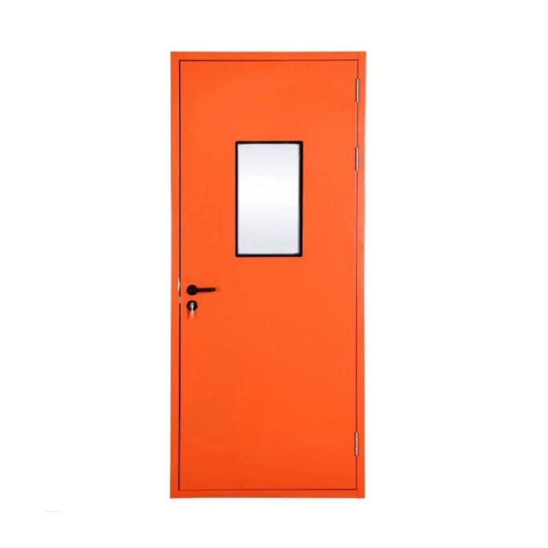 Hospital Metal Fire Steel Fire Rated Hotel Swing Cleanroom steel Door