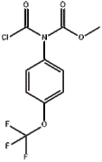 Methyl N-carbonochloridoyl-N-[4-(trifluoromethoxy)phenyl]carbamate