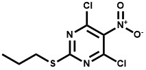 4,6-Dichloro-5-nitro-2-propylthiopyrimidine