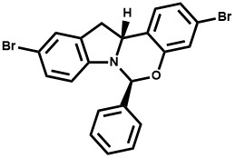 (6S,12aR)-3,10-Dibromo-12,12a-dihydro-6-phenyl-6H-indolo[1,2-c][1,3]benzoxazine