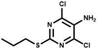 4,6-dichloro-2-(propylthio)pyrimidin-5-amine