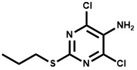 4,6-dichloro-2-(propylthio)pyrimidin-5-amine