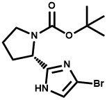 tert-Butyl(S)-2-(4-bromo-1H-imidazol-2-yl)pyrrolidine-1-carboxylate