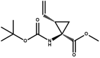 (1R,2S)-1-[[(1,1-Dimethylethoxy)carbonyl]amino]-2-ethenylcyclopropanecarboxylic acid methyl ester