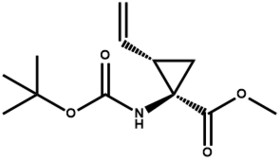 (1R,2S)-1-[[(1,1-Dimethylethoxy)carbonyl]amino]-2-ethenylcyclopropanecarboxylic acid methyl ester