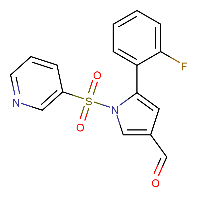 5-(2-fluorophenyl)-1-(pyridin-3-ylsulfonyl)-1H-pyrrole-3-carbonitrile