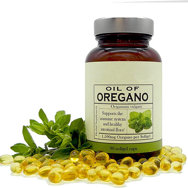 Oregano oil capsules